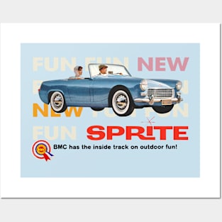 AUSTIN HEALEY SPRITE - advert Posters and Art